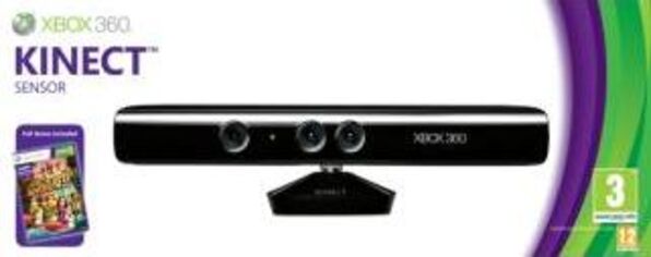 Kinect Sensor with Power Supply & Kinect Adventures Xbox 360