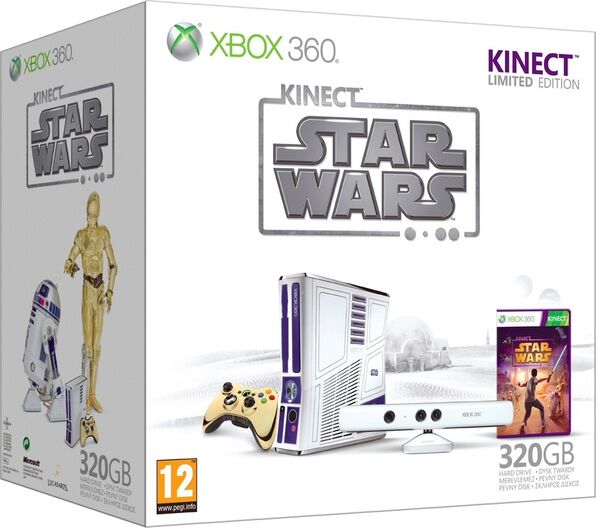 Xbox 360 320GB Star Wars Kinect Console - Limited Edition