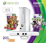Show more information on Xbox 360 Console (4GB HD) with Kinect Sensor (White) Xbox 360 Console (4GB HD) with Kinect Sensor (White)