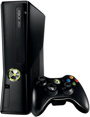 Xbox 360 4GB Black Slim Console (Xbox 360)