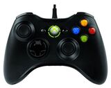 Official Xbox 360 Wired Black Controller