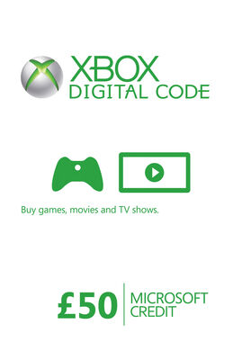 Xbox Live Credit (Digital Product) - £50