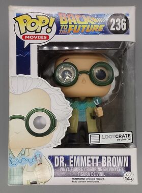#236 Dr. Emmett Brown (w/ Jumper Cables) - BOX DAMAGE