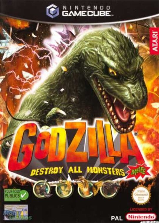 Godzilla Destroy All Monsters Melee