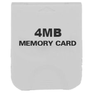 Gamecube 4mb Unofficial Memory Card (Any Colour)