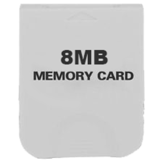 Gamecube 8mb Unofficial Memory Card (Any Colour)