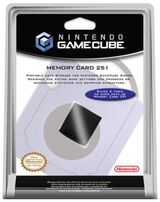 Gamecube Nintendo Official 251 Block Memory Card