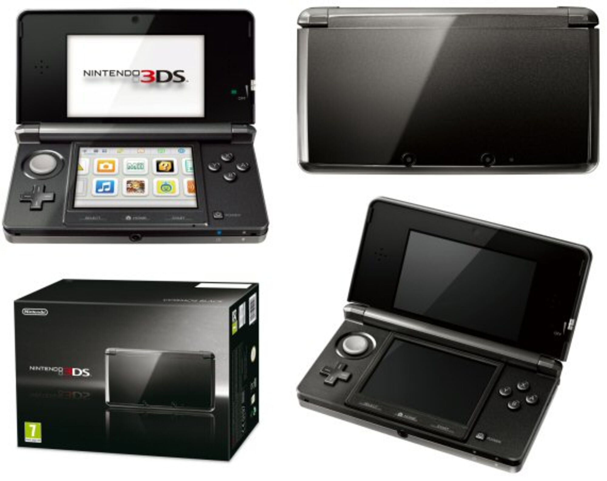 Nintendo 3DS Handheld Console (Cosmos Black)