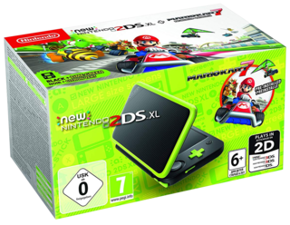 New Nintendo 2DS XL - Black and Lime Green Limited Edition