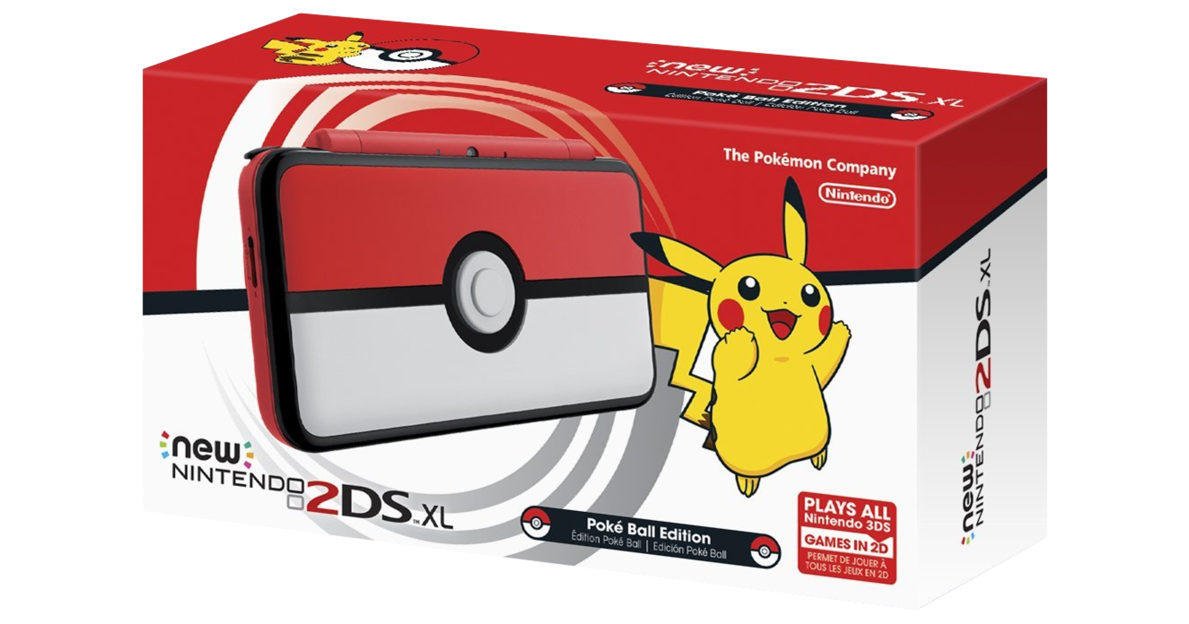 New Nintendo 2DS XL Pokeball Limited Edition