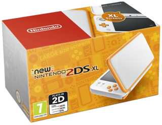 New Nintendo 2DS XL - White and Orange