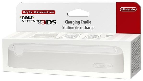 New Nintendo 3DS Charging Cradle (White)