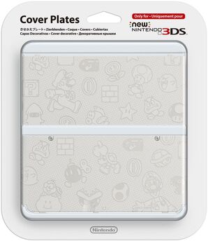 New Nintendo 3DS Coverplate - Mario (White)