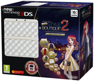 New Nintendo 3DS White + New Style Boutique 2 + Coverplate