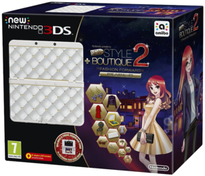 New Nintendo 3DS White + New Style Boutique 2 + Coverplate