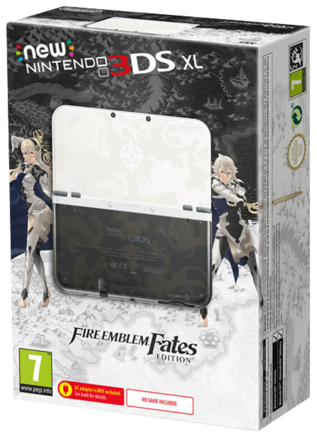 New Nintendo 3DS XL Fire Emblem Fates White/Black