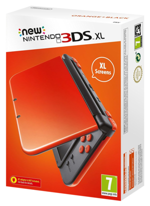 New Nintendo 3DS XL - Orange & Black