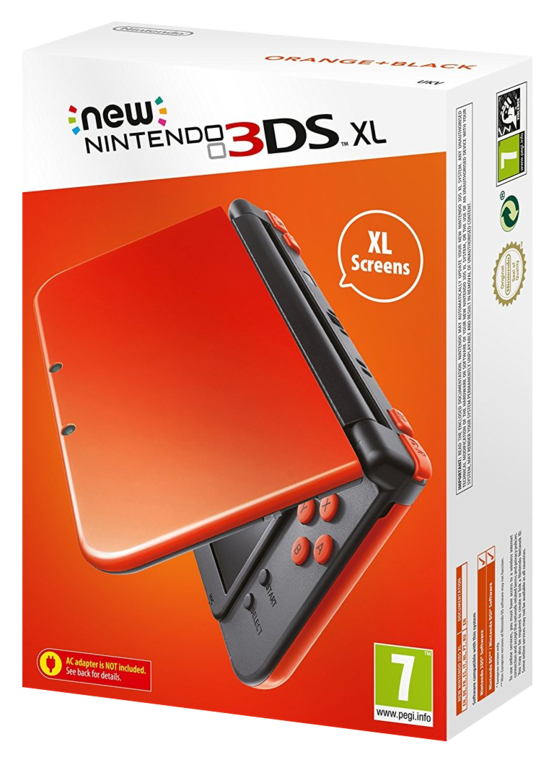 New Nintendo 3DS XL - Orange & Black
