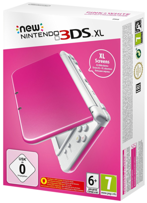 New Nintendo 3DS XL - Pink & White