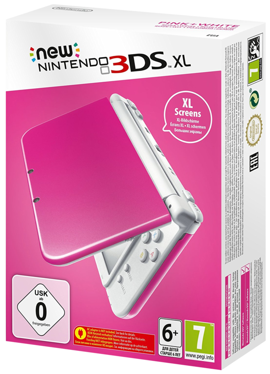 New Nintendo 3DS XL - Pink & White