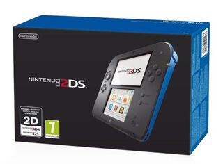 Nintendo 2DS Handheld Console Black/Blue
