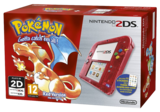 Nintendo 2DS Transparent Red + Pokemon Red