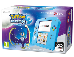 Nintendo 2DS Turquoise with Pokemon Moon