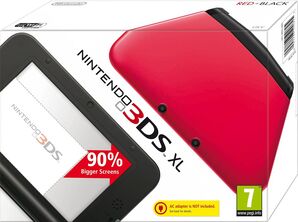 Nintendo 3DS XL Console - Red & Black