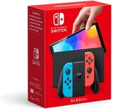 Show more information on Nintendo Switch Console (OLED Model) - Neon Blue/Neon Red Nintendo Switch Console (OLED Model) - Neon Blue/Neon Red