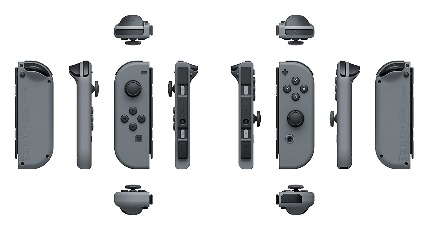 Nintendo Switch Joy-Con Controller Pair - Grey