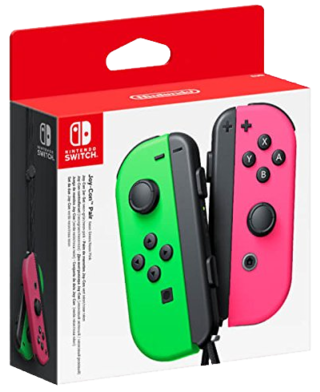 Nintendo Switch Joy-Con Controller Pair - Neon Green/Pink
