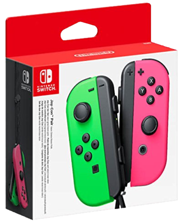 Nintendo Switch Joy-Con Controller Pair - Neon Green/Pink