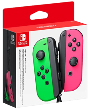 Nintendo Switch Joy-Con Controller Pair - Neon Green/Pink