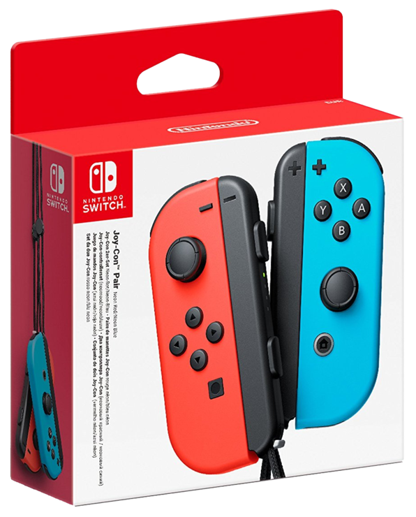 Nintendo Switch Joy-Con Controller Pair - Neon Red/Neon Blue