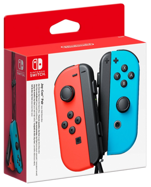 Nintendo Switch Joy-Con Controller Pair - Neon Red/Neon Blue