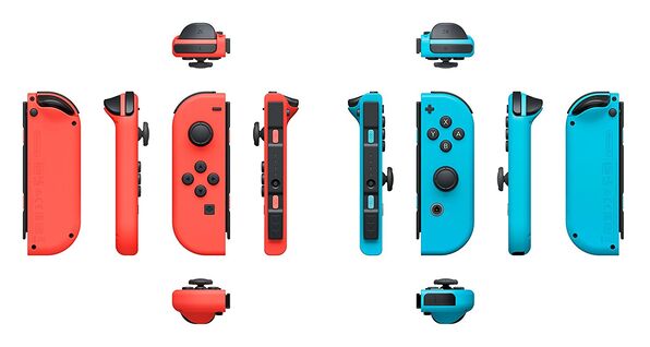 Nintendo Switch Joy-Con Controller Pair - Neon Red/Neon Blue