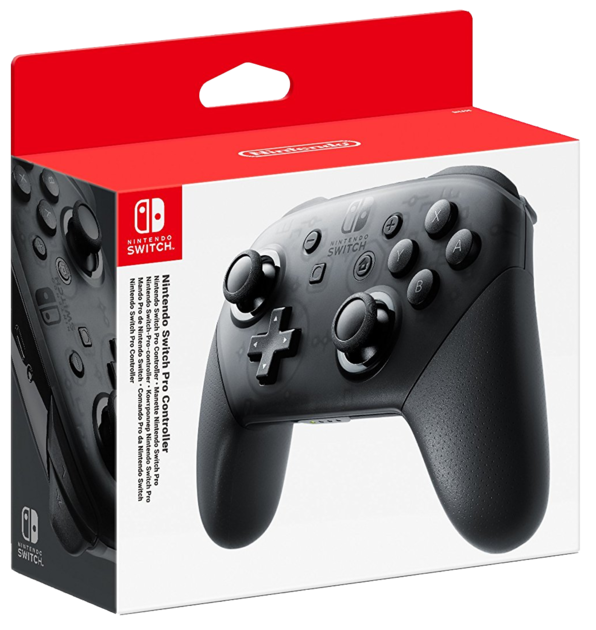 Nintendo Switch Pro Controller - Black (with Cable)