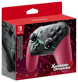 Nintendo Switch Pro Controller - Xenoblade Chronicles 2 Edit