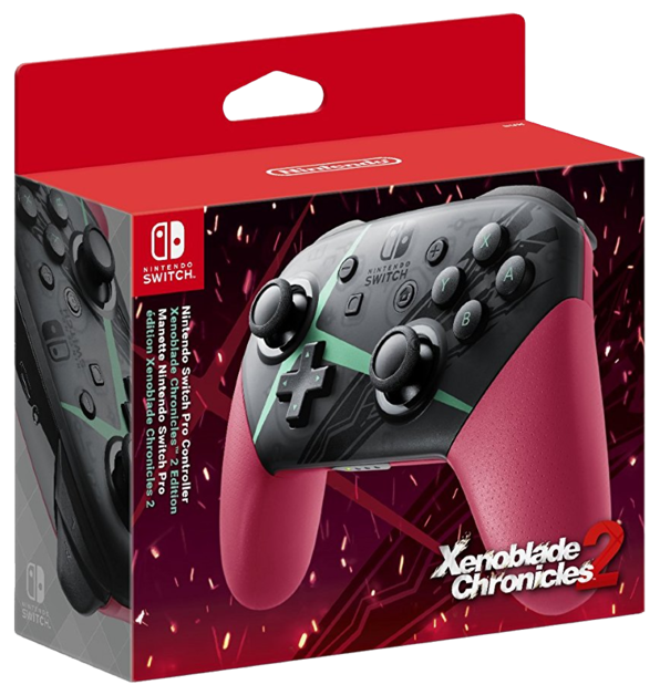 Nintendo Switch Pro Controller - Xenoblade Chronicles 2 Edit