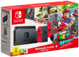 Show more information on Nintendo Switch - Red with Super Mario Odyssey (DL Code) Nintendo Switch - Red with Super Mario Odyssey (DL Code)
