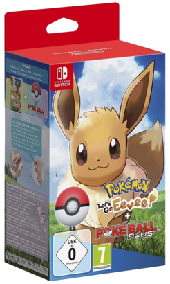Pokemon Let's Go Eevee Poke Ball Plus Bundle
