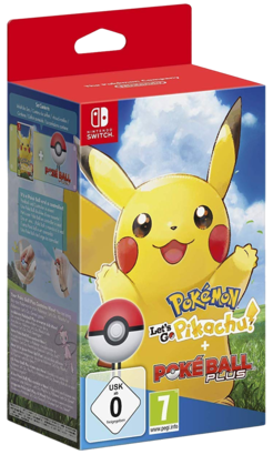 Pokemon Let's Go Pikachu Poke Ball Plus Bundle
