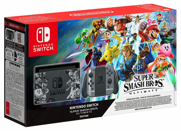 Nintendo Switch - Smash Bros Limited Edition Console