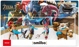 Amiibo - Zelda: Breath of the Wild - Champions 4 Pack
