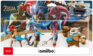 Amiibo - Zelda: Breath of the Wild - Champions 4 Pack