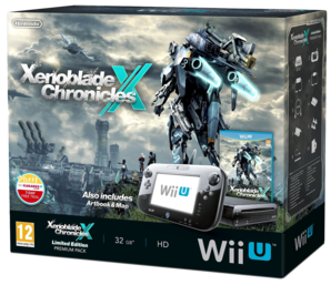Nintendo Wii U 32GB Xenoblade Premium Pack - Black