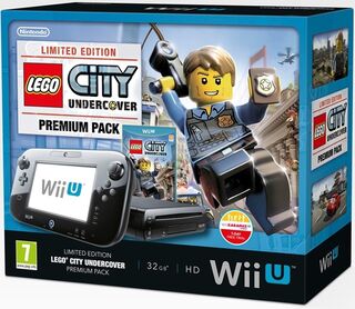 Nintendo Wii U Premium Console Lego City Bundle Limited Ed