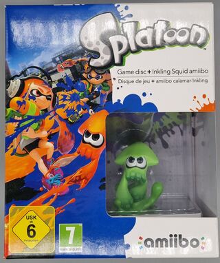 Splatoon with Inkling Squid amiibo