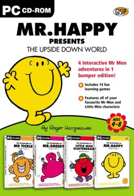 Mr Men & Little Miss Mr Happy & the Upside-down World Quad P