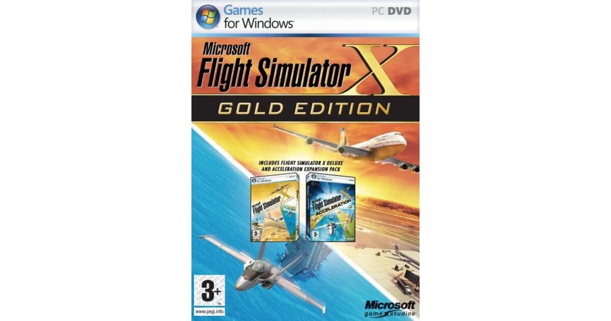 Microsoft Flight Simulator X Gold Edition – PC